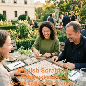 Scrabble v Podzámecké zahradě